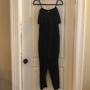 Old navy black jumpsuit off shoulder black M